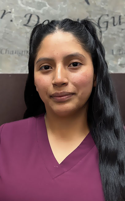 Maria Loja Reception Essential Dental Williston Park NY Dentist Deepti Gupta